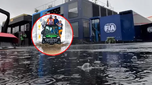 Alarmante situación con la lluvia en el GP de los Países Bajos
