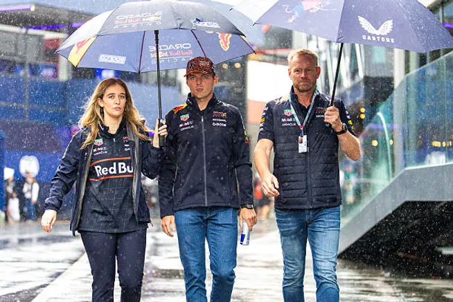 La lluvia es una preocupación, pero de momento el cronograma se mantiene con normalidad. (Red Bull Racing)