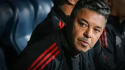 Marcelo Gallardo, director técnico de River Plate, durante el encuentro ante Unión de Santa Fe por Copa Argentina.