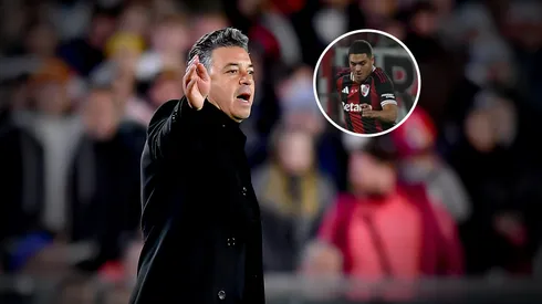 Marcelo Gallardo y Juanfer Quintero