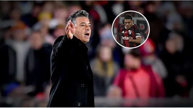 Marcelo Gallardo y Juanfer Quintero