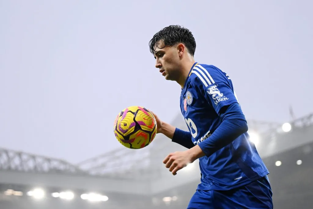 Facundo Buonanotte, el nuevo objetivo argentino en la mira de Chelsea. (Foto de Getty).