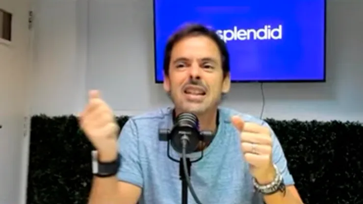 Mariano Closs, conductor y relator deportivo.