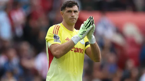 Emiliano Martínez, arquero de la Selección Argentina y Aston Villa.