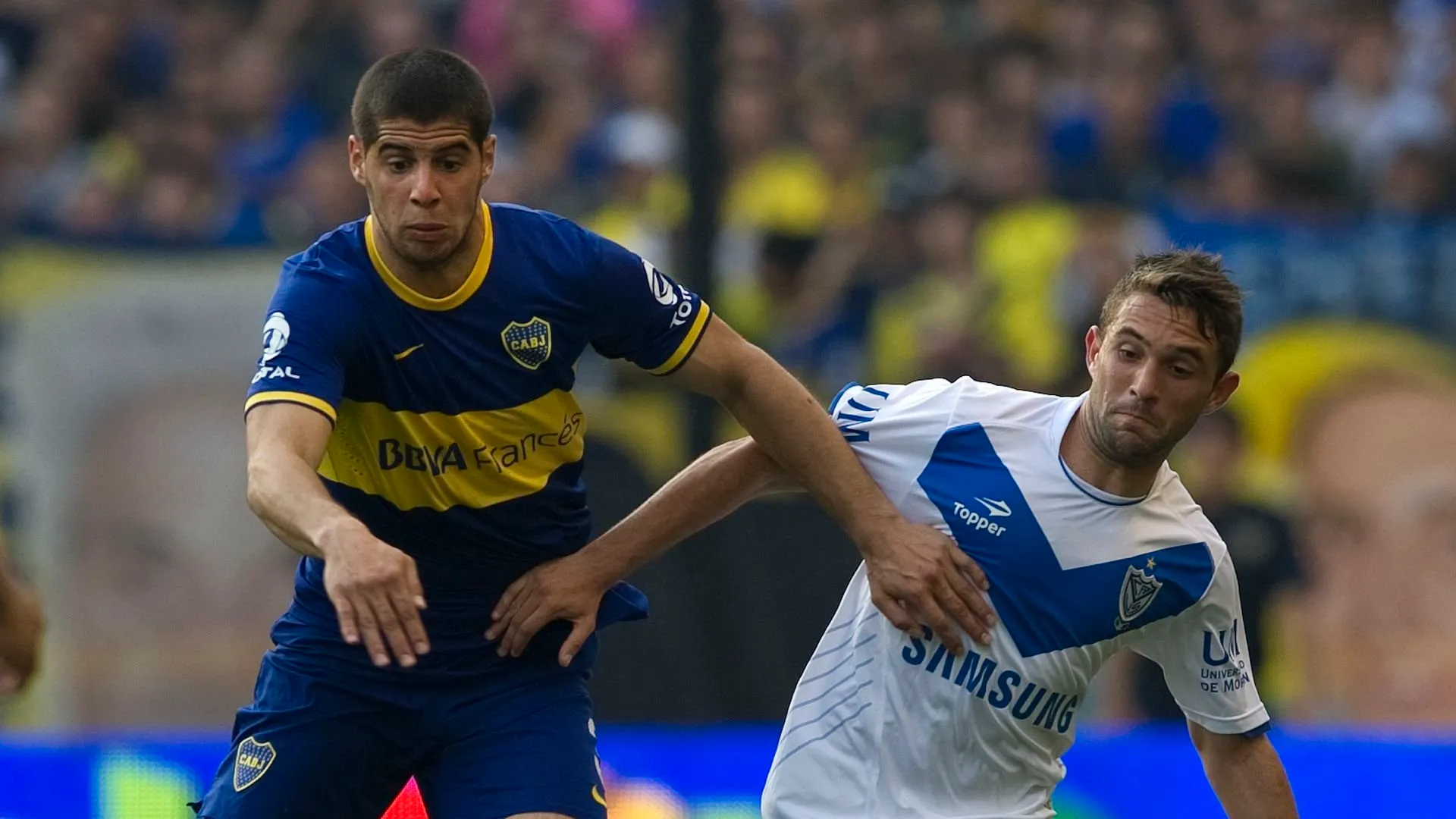 Emanuel Insúa durante su paso por Boca.