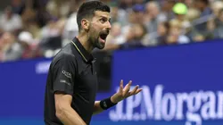 Novak Djokovic, tenista serbio durante el US Open 2025.