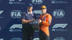 Julio Cruz y Óscar Piastri en el GP de Países Bajos