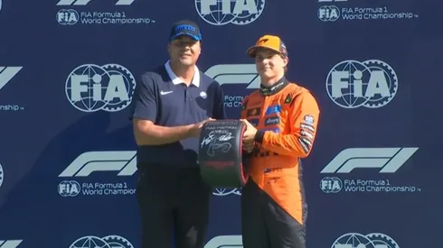 Julio Cruz y Óscar Piastri en el GP de Países Bajos