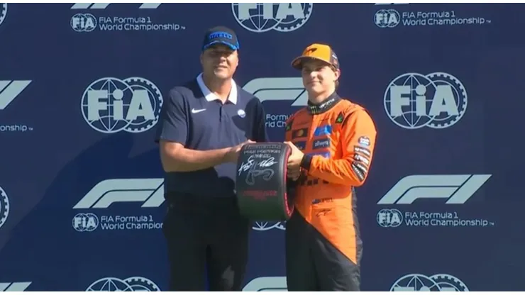 Julio Cruz y Óscar Piastri en el GP de Países Bajos