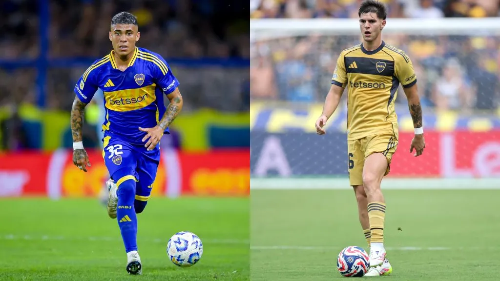 Ayrton Costa y Marco Pellegrino, zagueros centrales de Boca Juniors. (Fotos: Getty Images)