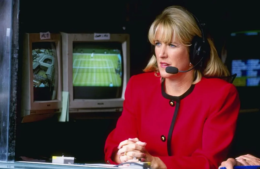 Austin en su rol de comentarista en 1996. (Foto: Getty).