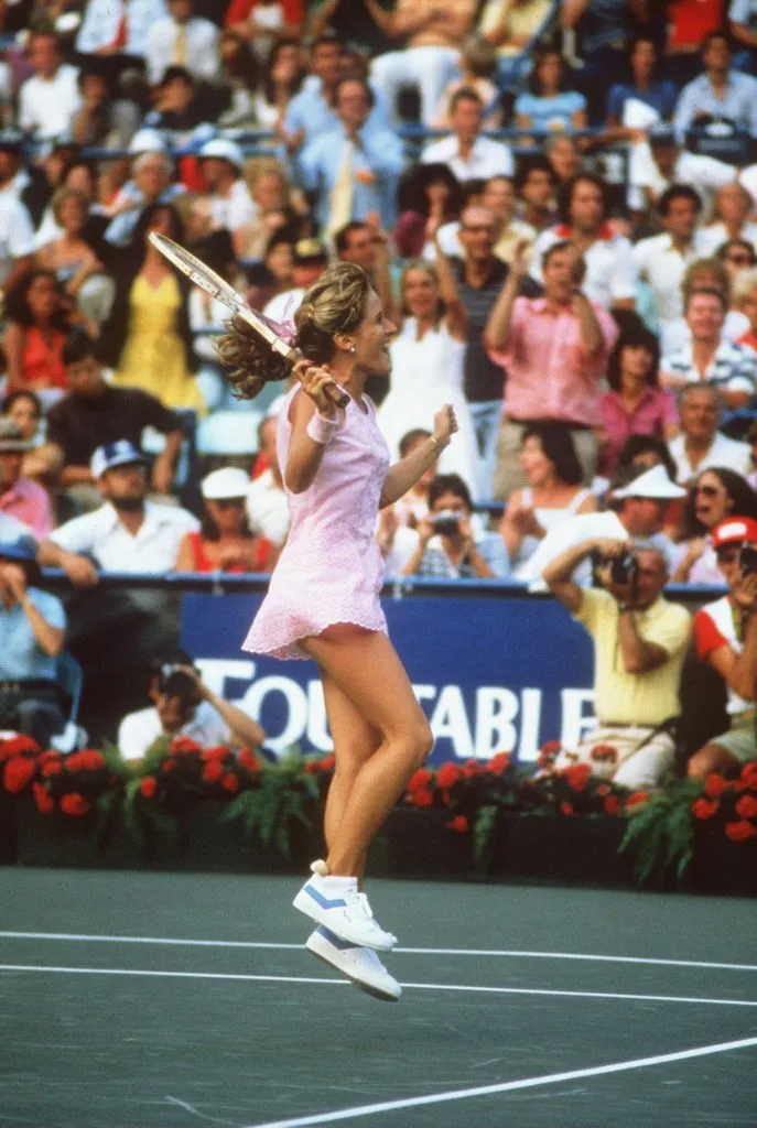 Austin tras superar a Navratilova en la final del US Open 1981. (Foto: Getty).