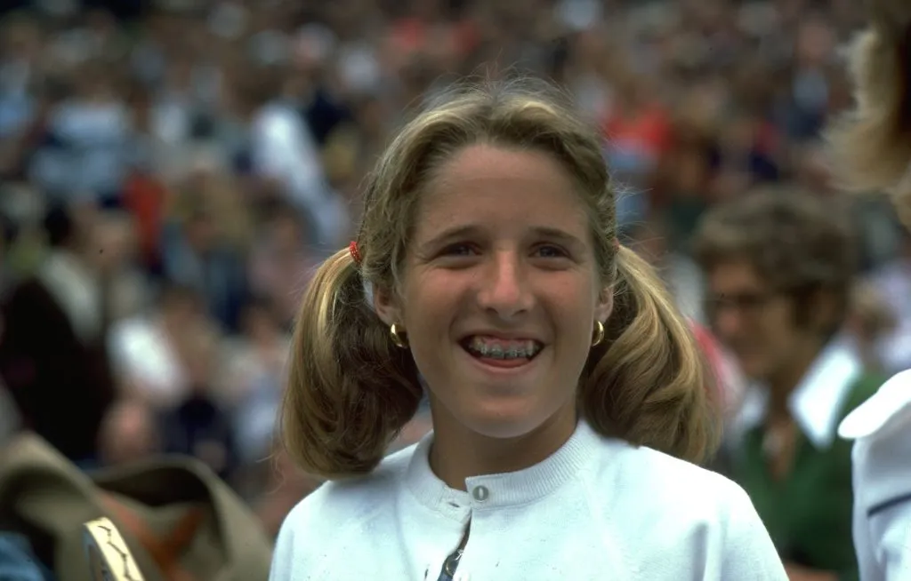 Tracy Austin en Wimbledon 1977. (Foto: Getty).