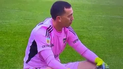 Agustín Marchesín salió lesionado en la victoria de Boca en Mar del Plata.