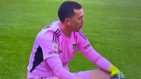 Agustín Marchesín salió lesionado en la victoria de Boca en Mar del Plata.