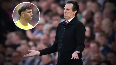 Unai Emery y una postura firme en el caso Dibu Martínez.