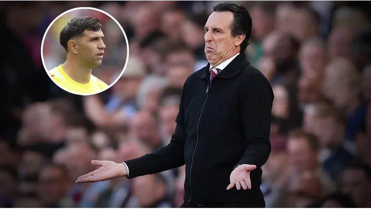 Unai Emery y una postura firme en el caso Dibu Martínez.