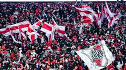 Los hinchas de River durante la victoria ante San Martín de San Juan.