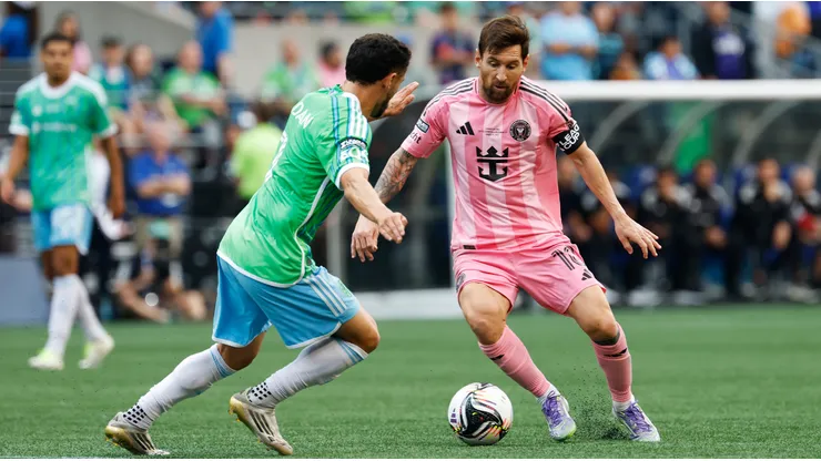 Messi, titular con Inter Miami en la final de la Leagues Cup.