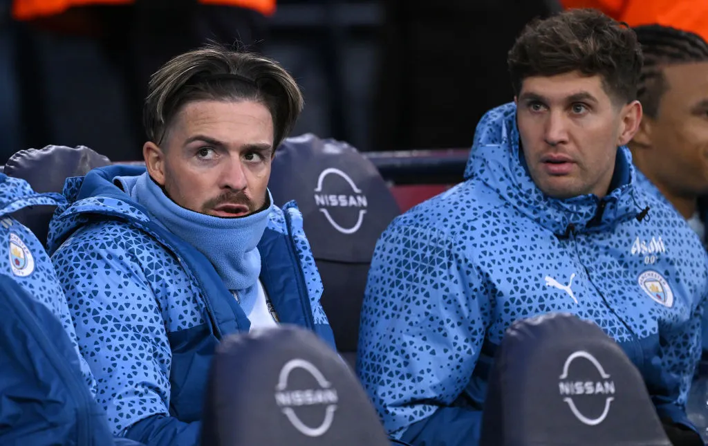 En su último tiempo en Manchester City, Grealish pasó más tiempo en el banco que en cancha. (Getty)