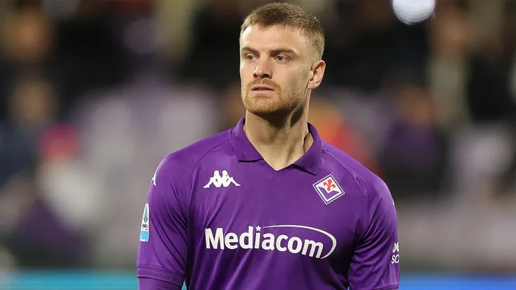 Lucas Beltrán, delantero argentino de Fiorentina que salió en condición de préstamo.
