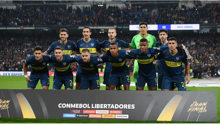 La formación de Boca en la final de la Copa Libertadores 2018.
