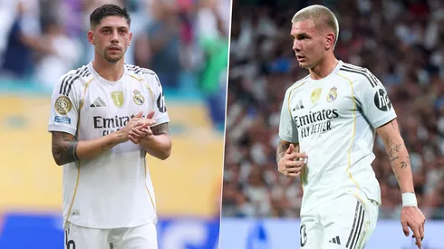 Federico Valverde publicó una historia con Franco Mastantuono y agregó una bandera argentina y un corazón blanco.