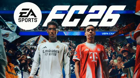 Jude Bellingham y Jamal Musiala en la portada del nuevo EA FC26.
