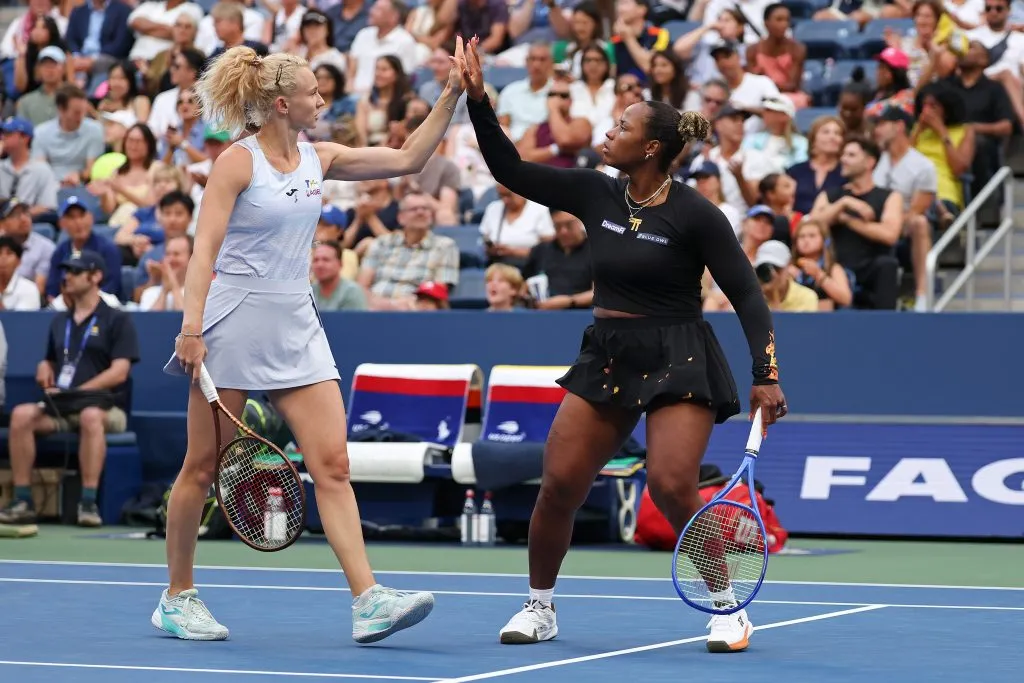Katerina Siniakovay Taylor Townsend. (Foto: Getty).