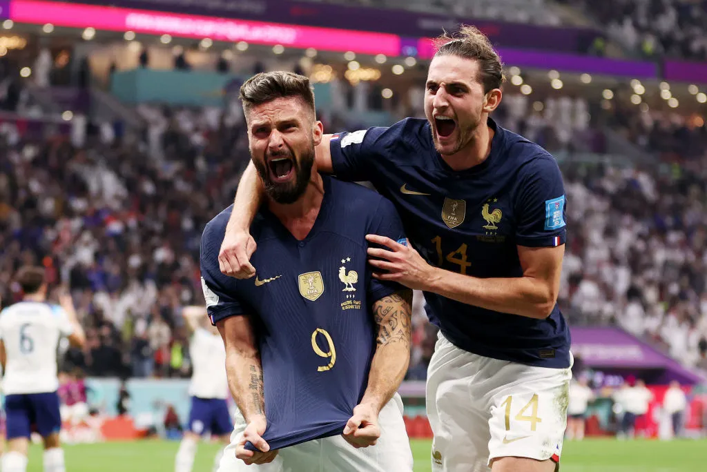 Olivier Giroud, con 57 goles, es el máximo goleador de Francia. (Getty)