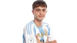 Francisco Baridó con la Selección Argentina Sub 17.