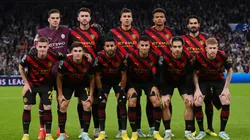 El equipo de Manchester City durante la UEFA Champions League 2022/23 que conquistó.