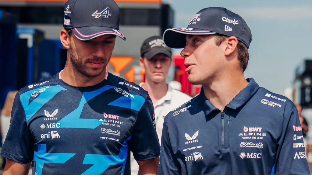 Gasly y Colapinto se refirieron a lo sucedido el fin de semana pasado en Zandvoort. (Alpine F1 Team/X)