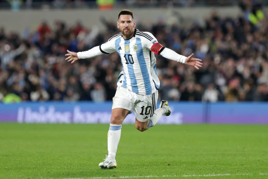 Lionel Messi con la Selección Argentina. (Getty Images)
