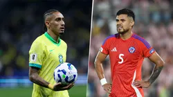 Raphinha y Paulo Díaz, protagonistas de Brasil y Chile.