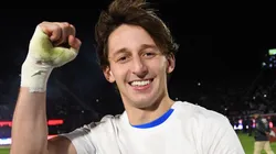 El futbolista de River ingresó en el complemento del duelo ante Ecuador.