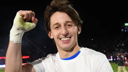 El futbolista de River ingresó en el complemento del duelo ante Ecuador.