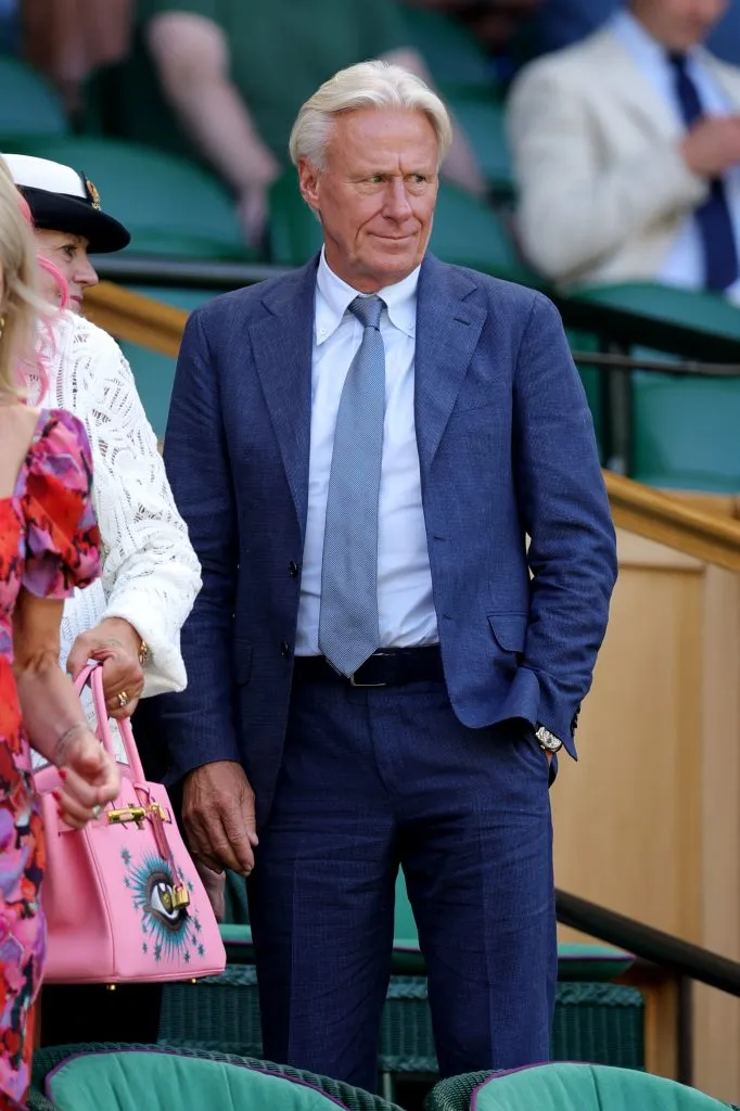 Bjorn Borg en Wimbledon 2025. (Foto: Getty).