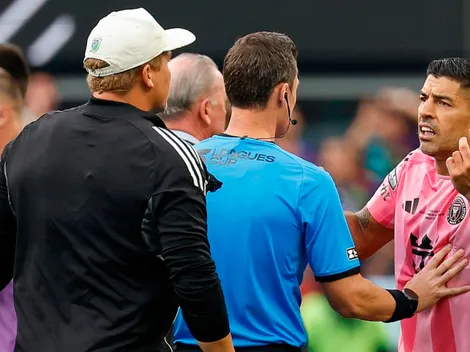 Luis Suárez fue suspendido por un año tras su escupitajo en la final de la Leagues Cup