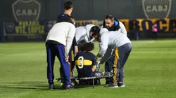 Baltazar Blum, la promesa xeneize que vuelve a ser víctima de una dura lesión.