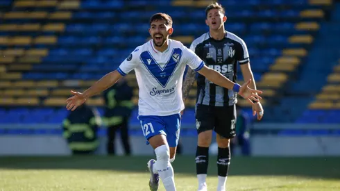 Jano Gordon festeja su gol ante Central Córdoba.