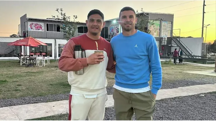 Salas y Maravilla, juntos de nuevo tras su separación futbolística.