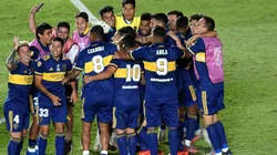 El plantel de Boca campeón de la Copa Diego Maradona 2020.