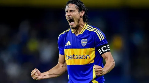 Edinson Cavani, delantero uruguayo de Boca Juniors.