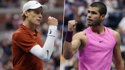 Jannik Sinner y Carlos Alcaraz.