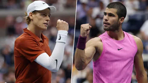 Jannik Sinner y Carlos Alcaraz.