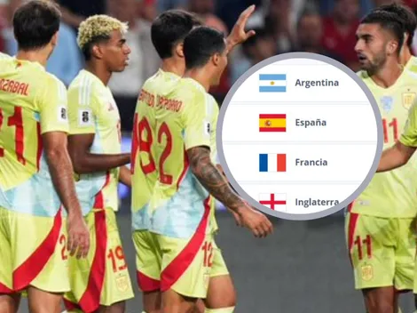 ¿España le roba el primer puesto del ranking FIFA a Argentina tras la goleada a Turquía?