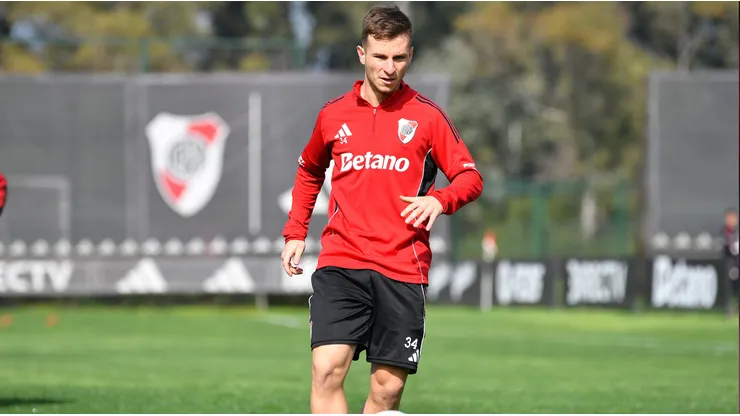 Galoppo en pleno entrenamiento de River.