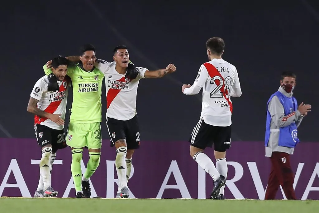 Milton Casco, uno delos héroes de River que venció a Independiente Santa Fe el día que atajó Enzo Pérez. (Foto: Getty).