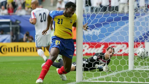 Carlos Tenorio en la selección de Ecuador.